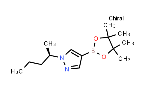CAS No. 1940180-74-4, (R)-1-(Pentan-2-yl)-4-(4,4,5,5-tetramethyl-1,3,2-dioxaborolan-2-yl)-1H-pyrazole