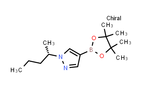 CAS No. 1940180-76-6, (S)-1-(Pentan-2-yl)-4-(4,4,5,5-tetramethyl-1,3,2-dioxaborolan-2-yl)-1H-pyrazole