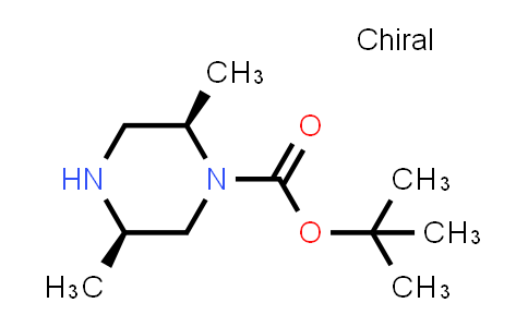 CAS No. 194032-43-4, 1-Piperazinecarboxylic acid, 2,5-dimethyl-, 1,1-dimethylethyl ester, (2R,5R)-rel-