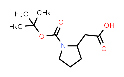 CAS No. 194154-91-1, 2-(1-(tert-Butoxycarbonyl)pyrrolidin-2-yl)acetic acid