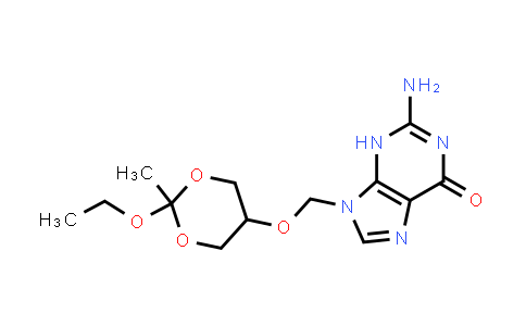 MC536379 | 194159-14-3 | 2-Amino-9-(((2-ethoxy-2-methyl-1,3-dioxan-5-yl)oxy)methyl)-3H-purin-6(9H)-one