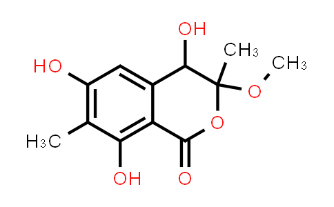 CAS No. 1942847-03-1, 4,6,8-trihydroxy-3-methoxy-3,7-dimethylisochroman-1-one