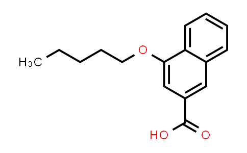 CAS No. 194359-86-9, 2-Naphthalenecarboxylic acid, 4-(pentyloxy)-
