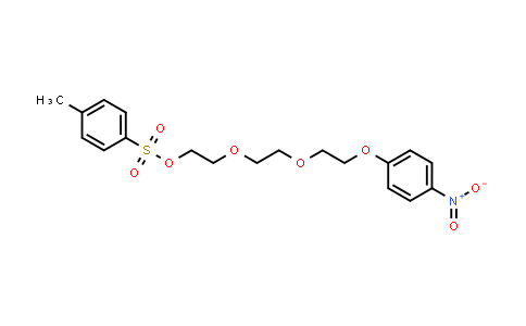 CAS No. 194422-41-8, 2-(2-(2-(4-Nitrophenoxy)ethoxy)ethoxy)ethyl 4-methylbenzenesulfonate