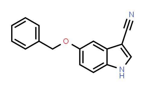 CAS No. 194490-25-0, 5-(Benzyloxy)-1H-indole-3-carbonitrile