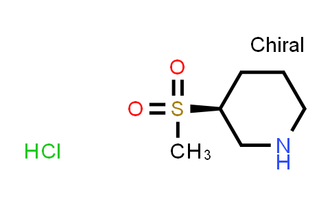 CAS No. 1946010-89-4, (3S)-3-Methanesulfonylpiperidine hydrochloride