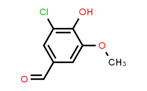 CAS No. 19463-48-0, 3-Chloro-4-hydroxy-5-methoxybenzaldehyde