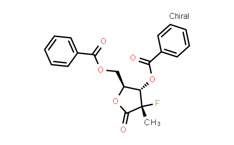 CAS No. 1946820-91-2, ((2S,3S,4S)-3-(benzoyloxy)-4-fluoro-4-methyl-5-oxotetrahydrofuran-2-yl)methyl benzoate
