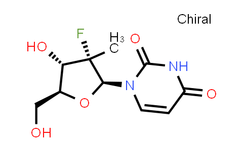 CAS No. 1946820-96-7, 1-((2S,3S,4S,5S)-3-fluoro-4-hydroxy-5-(hydroxymethyl)-3-methyltetrahydrofuran-2-yl)pyrimidine-2,4(1H,3H)-dione