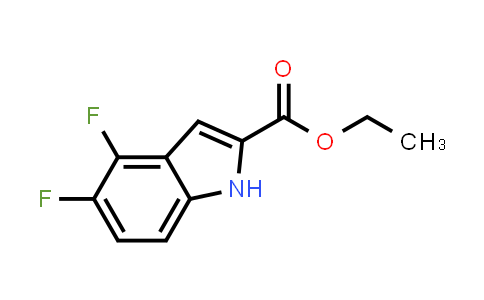 CAS No. 194870-66-1, Ethyl 4,5-difluoro-1H-indole-2-carboxylate