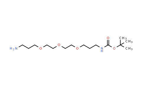 CAS No. 194920-62-2, tert-Butyl (3-(2-(2-(3-aminopropoxy)ethoxy)ethoxy)propyl)carbamate