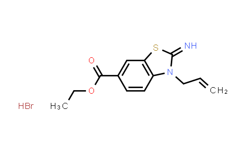 CAS No. 1949815-82-0, Ethyl 3-allyl-2-imino-2,3-dihydrobenzo[d]thiazole-6-carboxylate hydrobromide