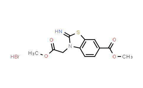 CAS No. 1949815-83-1, Methyl 2-imino-3-(2-methoxy-2-oxoethyl)-2,3-dihydrobenzo[d]thiazole-6-carboxylate hydrobromide