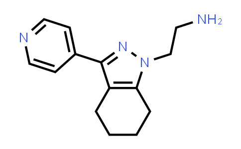 CAS No. 1949815-85-3, 2-(3-(Pyridin-4-yl)-4,5,6,7-tetrahydro-1H-indazol-1-yl)ethan-1-amine