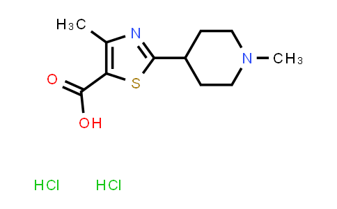 CAS No. 1949816-02-7, 4-Methyl-2-(1-methylpiperidin-4-yl)thiazole-5-carboxylic acid dihydrochloride