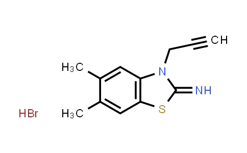 CAS No. 1949816-32-3, 5,6-Dimethyl-3-(prop-2-yn-1-yl)benzo[d]thiazol-2(3H)-imine hydrobromide