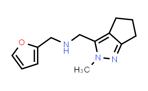 CAS No. 1949816-33-4, 1-(Furan-2-yl)-N-((2-methyl-2,4,5,6-tetrahydrocyclopenta[c]pyrazol-3-yl)methyl)methanamine