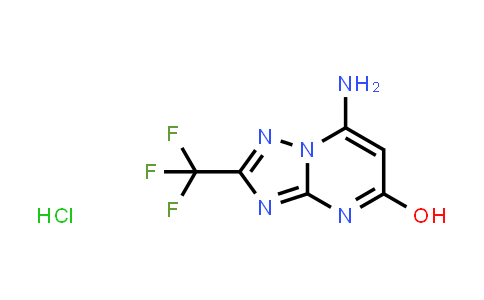 CAS No. 1949816-34-5, 7-Amino-2-(trifluoromethyl)[1,2,4]triazolo[1,5-a]pyrimidin-5-ol hydrochloride