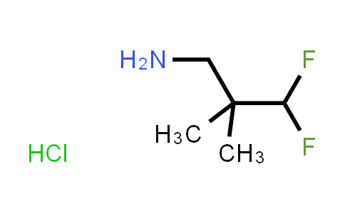 CAS No. 1949816-36-7, 3,3-Difluoro-2,2-dimethylpropan-1-amine hydrochloride