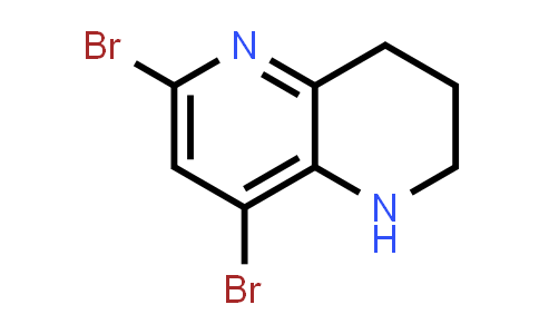 CAS No. 1949816-38-9, 6,8-Dibromo-1,2,3,4-tetrahydro-1,5-naphthyridine