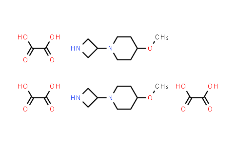 CAS No. 1949816-53-8, 1-(Azetidin-3-yl)-4-methoxypiperidine sesquioxalate