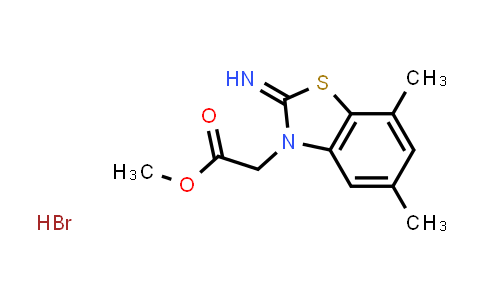 CAS No. 1949816-59-4, Methyl 2-(2-imino-5,7-dimethylbenzo[d]thiazol-3(2H)-yl)acetate hydrobromide