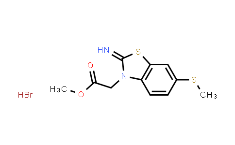 CAS No. 1949816-68-5, Methyl 2-(2-imino-6-(methylthio)benzo[d]thiazol-3(2H)-yl)acetate hydrobromide