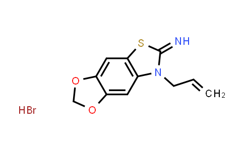CAS No. 1949816-70-9, 7-Allyl-[1,3]dioxolo[4',5':4,5]benzo[1,2-d]thiazol-6(7H)-imine hydrobromide