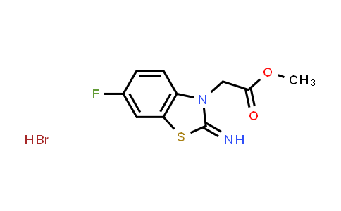 CAS No. 1949836-64-9, Methyl 2-(6-fluoro-2-iminobenzo[d]thiazol-3(2H)-yl)acetate hydrobromide