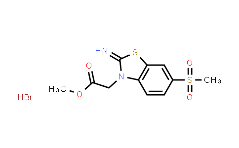 CAS No. 1949836-92-3, Methyl 2-(2-imino-6-(methylsulfonyl)benzo[d]thiazol-3(2H)-yl)acetate hydrobromide
