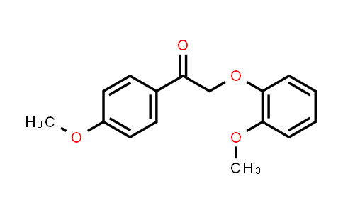 CAS No. 19513-80-5, 2-(2-Methoxyphenoxy)-1-(4-methoxyphenyl)ethanone