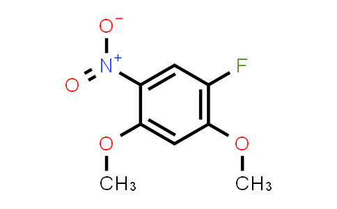 CAS No. 195136-62-0, 1-fluoro-2,4-dimethoxy-5-nitrobenzene