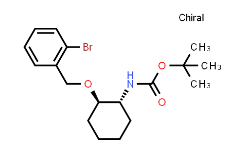 CAS No. 1951425-13-0, Carbamic acid, N-[(1R,2R)-2-[(2-bromophenyl)methoxy]cyclohexyl]-, 1,1-dimethylethyl ester
