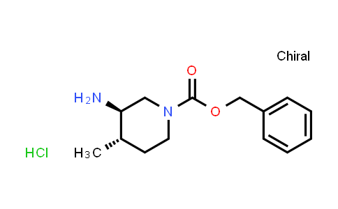 CAS No. 1951439-12-5, (3R,4S)-Benzyl 3-amino-4-methylpiperidine-1-carboxylate hydrochloride