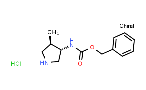 CAS No. 1951441-29-4, Benzyl ((3S,4R)-4-methylpyrrolidin-3-yl)carbamate hydrochloride