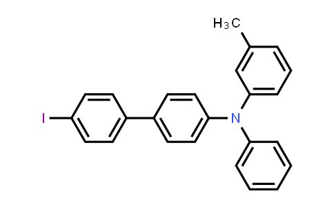 CAS No. 195443-34-6, 4'-Iodo-N-phenyl-N-(m-tolyl)-[1,1'-biphenyl]-4-amine