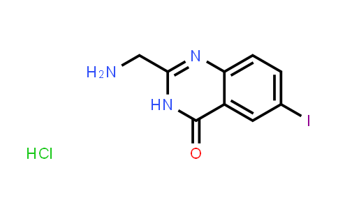 CAS No. 1955548-83-0, 2-(Aminomethyl)-6-iodoquinazolin-4(3H)-one hydrochloride