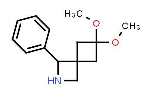 CAS No. 1955557-98-8, 6,6-Dimethoxy-1-phenyl-2-azaspiro[3.3]heptane