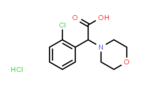CAS No. 1956306-19-6, 2-(2-Chlorophenyl)-2-morpholinoacetic acid hydrochloride