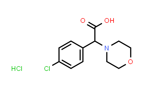 CAS No. 1956306-22-1, 4-Morpholineacetic acid, α-(4-chlorophenyl)-, hydrochloride (1:1)