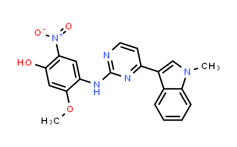 CAS No. 1956306-73-2, Phenol, 5-methoxy-4-[[4-(1-methyl-1H-indol-3-yl)-2-pyrimidinyl]amino]-2-nitro-