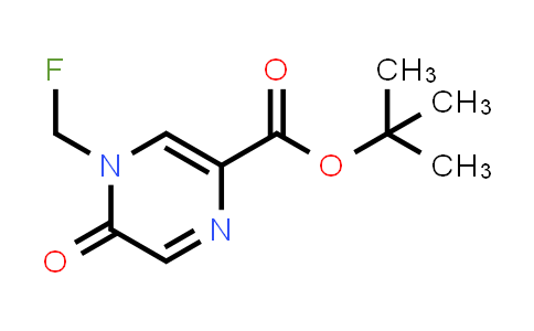 CAS No. 1956306-79-8, 2-Pyrazinecarboxylic acid, 4-(fluoromethyl)-4,5-dihydro-5-oxo-, 1,1-dimethylethyl ester