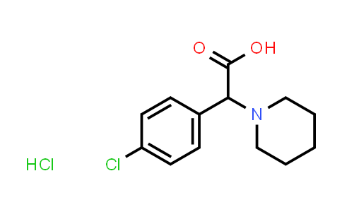 CAS No. 1956309-34-4, 2-(4-Chlorophenyl)-2-(piperidin-1-yl)acetic acid hydrochloride