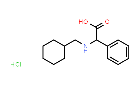 CAS No. 1956309-81-1, Benzeneacetic acid, α-(cyclohexylmethylamino)-, hydrochloride (1:1)