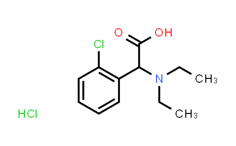 CAS No. 1956309-83-3, 2-(2-Chlorophenyl)-2-(diethylamino)acetic acid hydrochloride
