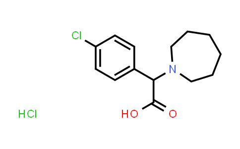 CAS No. 1956310-41-0, 1H-Azepine-1-acetic acid, α-(4-chlorophenyl)hexahydro-, hydrochloride (1:1)