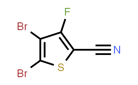CAS No. 1956310-77-2, 4,5-Dibromo-3-fluorothiophene-2-carbonitrile