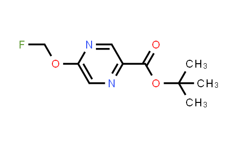 CAS No. 1956318-53-8, 2-Pyrazinecarboxylic acid, 5-(fluoromethoxy)-, 1,1-dimethylethyl ester