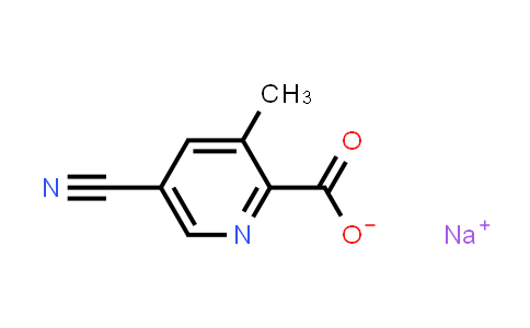 CAS No. 1956318-79-8, Sodium 5-cyano-3-methylpicolinate