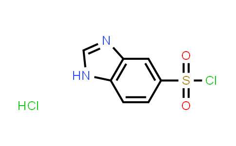 CAS No. 1956321-85-9, 1H-Benzo[d]imidazole-5-sulfonyl chloride hydrochloride